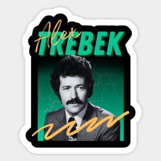 Alex trebek***original retro Sticker